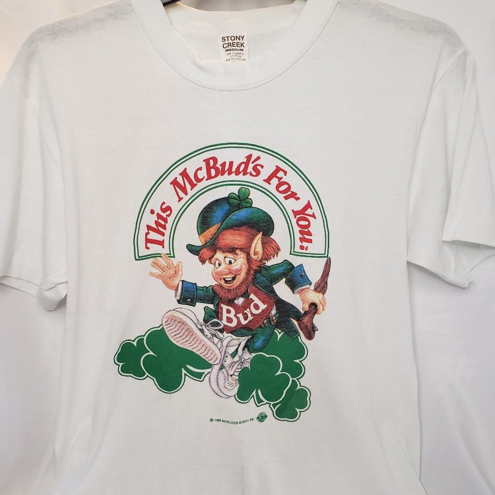 This McBud's For You Budweiser Vintage T-Shirt (M)